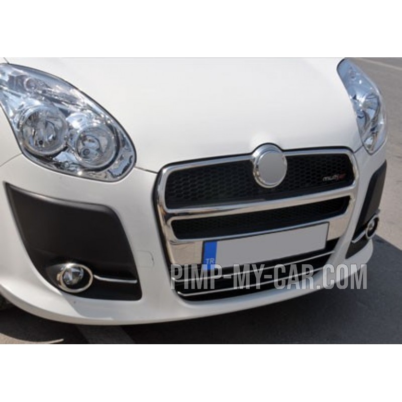 Contour Chrome Phare Anti Brouillard Fiat DOBLO II